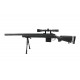 Sniper MB4404D Noir avec lunette 3-9x40 et bipied - WELL