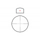 Lunette 4x32 Rhino réticule rouge/bleu/vert + micro point rouge - THETA OPTICS
