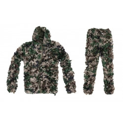 ULTIMATE TACTICAL - Tenue Ghillie Camouflage - DIGITAL WOODLAND 