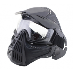 Masque tactique Airsoft Paintball Masques de protection complets Casque de  sécurité Lunettes de protection de combat