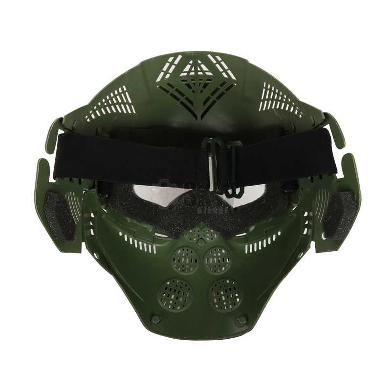 Masque + casque complet noir - DELTA TACTICS