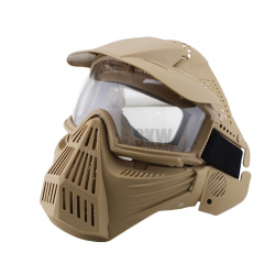 DELTA TACTICS - Masque de protection complet - TAN