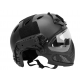 Masque et casque complet noir - DELTA TACTICS