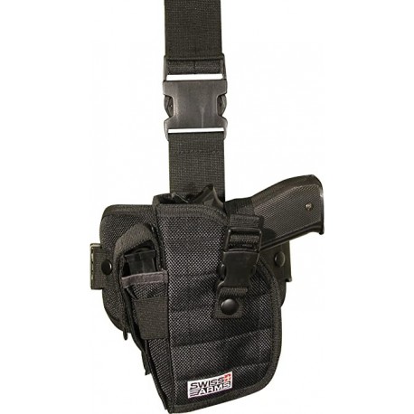 SWISS ARMS - Holster de cuisse Universel - GAUCHER - Heritage Airsoft