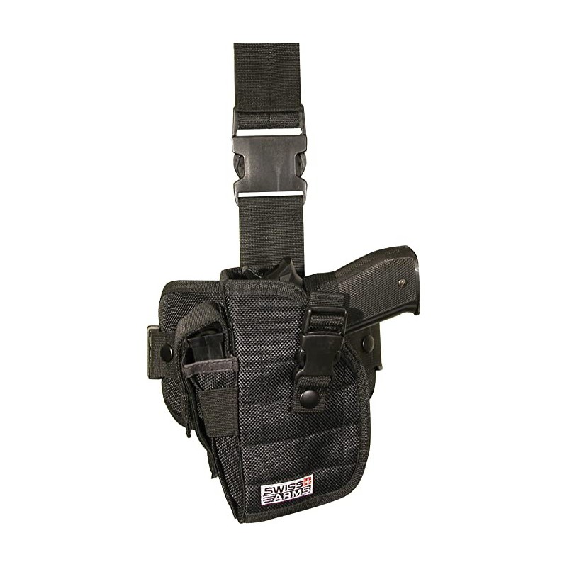 HOLSTER DE CUISSE SWISS ARMS NOIR