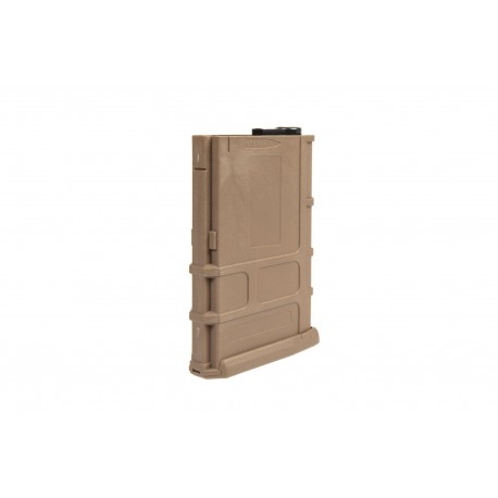 Chargeur court Hi-cap Tan 190 billes pour M4/M16 - TORNADO Chargeur court Hi-cap Tan 190 billes pour M4/M16 - TORNADO