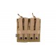 Double Poches chargeurs type M4/AK/G36 tan - GFC