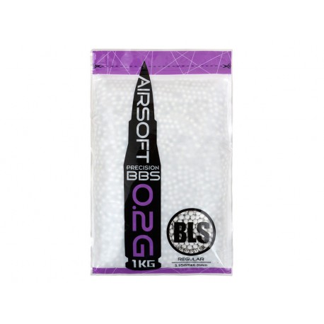 BLS PERFECT - Sachet de 1Kg de Billes 0,20gr blanche BLS PERFECT - Sachet de 1Kg de Billes 0,20gr blanche