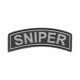 Patch PVC SNIPER Noir - JTG