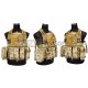Chest Rig assault suspenders MOLLE with pouches Multi Camo