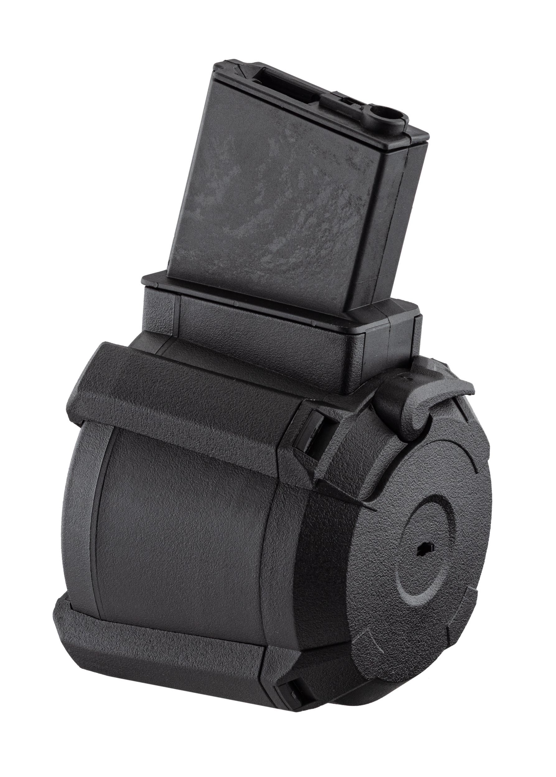 Chargeur 300 Billes Pour Fusil Airsoft Well MR711-MR799 Et M16 – Compatible Ressort, Noir, 70g