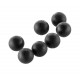 RUBBER BALLS - x100 billes calibre 50 en caoutchouc 
