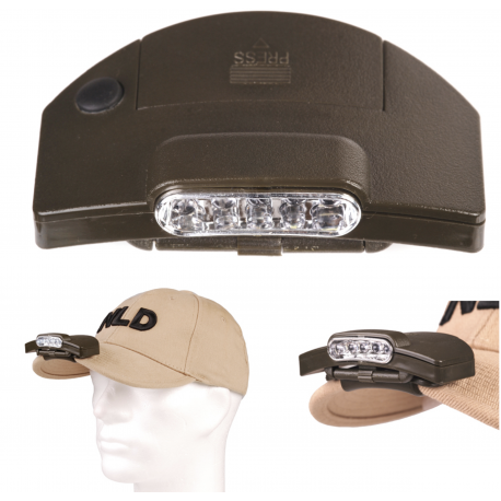 101 INC - Lampe de casquette 5 Led - OD