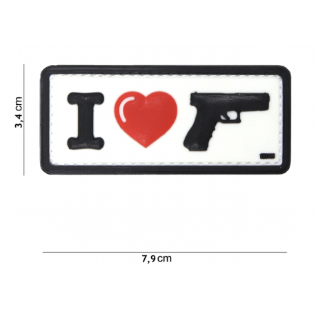 101 INC - Patch 3D PVC - I LOVE MY SIDEARM 