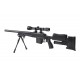 WELL - Sniper MB4413D avec lunette de visée + bipied - NOIR