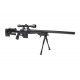 Sniper MB4412D Noir avec lunette de visée et bipied - WELL