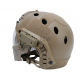 Masque + casque complet noir - DELTA TACTICS