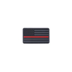 Patch PVC "Drapeau USA Red line" - LANCER TACTICAL