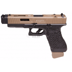 SECUTOR - Réplique Pistolet Airsoft GLADIUS MAGNA III TIER 2 GBB Co2 - NOIR/TAN