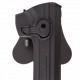 ASG - Holster DROITIER pour SP-01 SHADOW/CZ75 COMPACT - NOIR