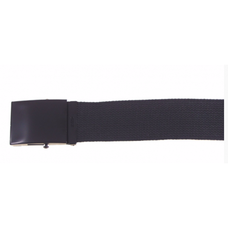 MFH - Ceinture large Noire boucle noire