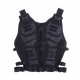 DELTA TACTICS - Gilet airsoft transformers - NOIR