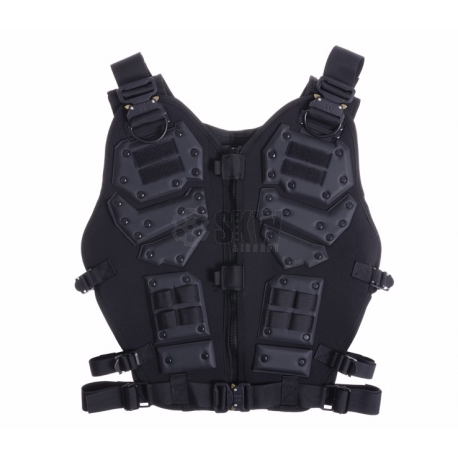 DELTA TACTICS - Gilet airsoft transformers - NOIR