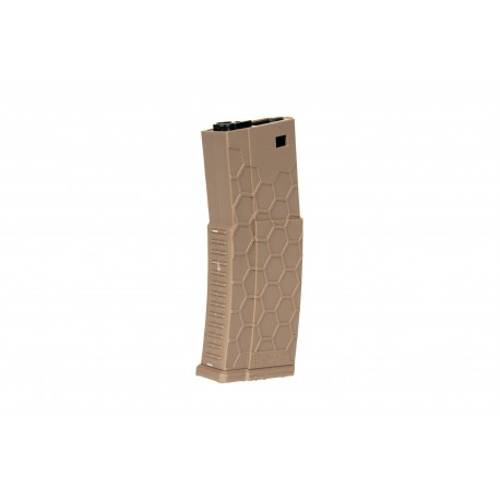 ACM - Chargeur HX Hi-cap pour M4/M16 - 300 billes - TAN ACM - Chargeur HX Hi-cap pour M4/M16 - 300 billes - TAN