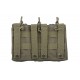 GFC - Triple Poches pour chargeur M4/AK/G36 - NOIR
