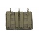 GFC - Triple Poches pour chargeur M4/AK/G36 - NOIR