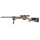 SPECNA ARMS - Pack Sniper SA-S03 CORE Tan avec lunette 3-9x40 + bipied + 2 chargeurs sup