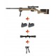 SPECNA ARMS - Pack Sniper SA-S03 CORE Tan avec lunette 3-9x40 + bipied + 2 chargeurs sup