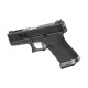 WE - Pistolet Airsoft S19 G-FORCE T5 GBB Gaz - Noir/Argent/Noir 