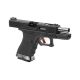 WE - Pistolet Airsoft S19 G-FORCE T5 GBB Gaz - Noir/Argent/Noir 