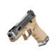 WE - Pistolet Airsoft S18 G-FORCE T7 GBB Gaz - ARGENT/ARGENT/TAN