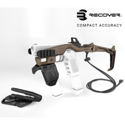 RECOVER - 20/20N Stabilizer Kit Tan + holster pour Glock 17/18