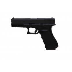 GLOCK - Réplique Pistolet Airsoft Glock 17 GEN4 culasse métal GBB Co2 - 1,2 joule - NOIR