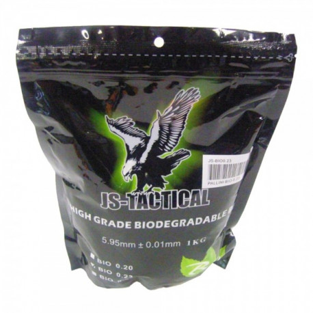 JS-TACTICAL - Billes BIO 0,23gr en sachet de 1 kg