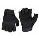 Mitts stuffed leather Black