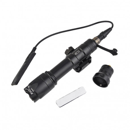 NIGHT EVOLUTION - Mini Lampe M300A + support + Contacteur Déporté - NOIR NIGHT EVOLUTION - Mini Lampe M300A + support + Contacteur Déporté - NOIR