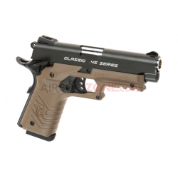 HFC - 1911 Tactical full métal GBB Gaz - NOIR/TAN