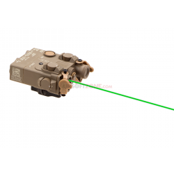 WADSN - Boitier PEQ DBAL-A2 avec laser vert - Tan