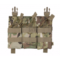 DELTA TACTICS - Triple Poches MK2 pour chargeur M4/AK/G36 - MULTICAM