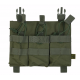 DELTA TACTICS - Triple Poches MK1 pour chargeur M4/AK/G36 - MULTICAM