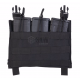 DELTA TACTICS - Triple Poches MK2 pour chargeur M4/AK/G36 - NOIR