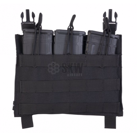 DELTA TACTICS - Triple Poches MK2 pour chargeur M4/AK/G36 - NOIR