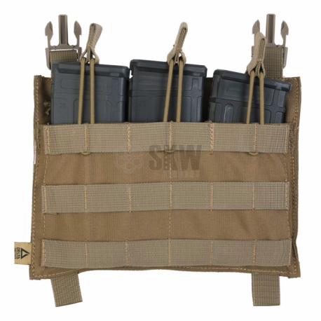 DELTA TACTICS - Triple Poches MK2 pour chargeur M4/AK/G36 - TAN