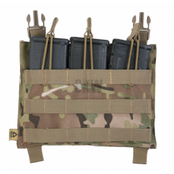 DELTA TACTICS - Triple Poches MK2 FORCE pour chargeur M4 - MULTICAM