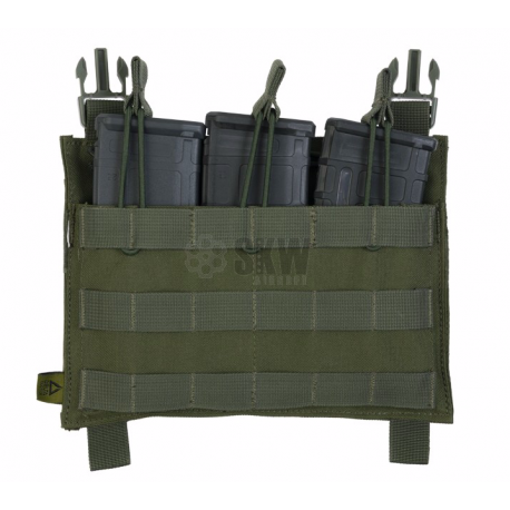 DELTA TACTICS - Triple Poches MK2 FORCE pour chargeur M4 - MULTICAM