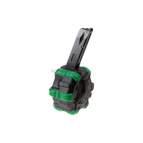 WE - Chargeur DRUM pour M9 series gaz/HPA - 350 billes WE - Chargeur DRUM pour M9 series gaz/HPA - 350 billes